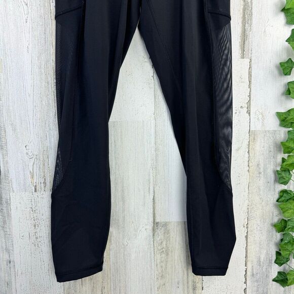 Lululemon mesh black leggings size 8 - Picture 3 of 8